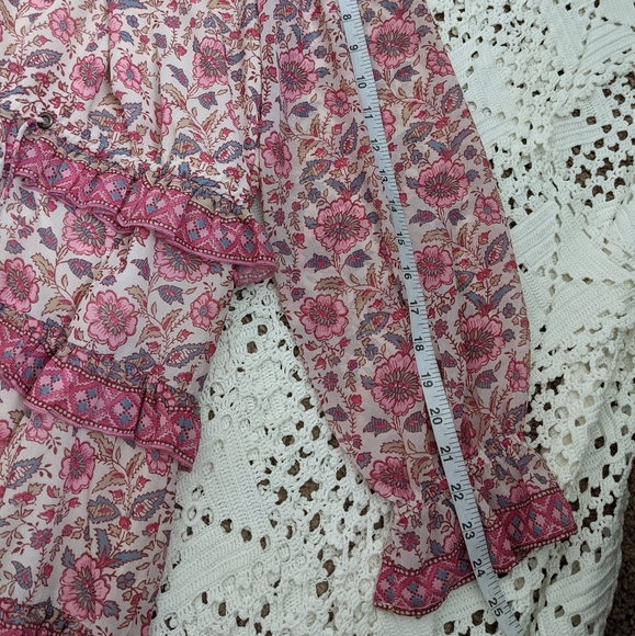 Anthro Love The Label Tippy Ruffle Maxi Dress - Picture 8 of 14